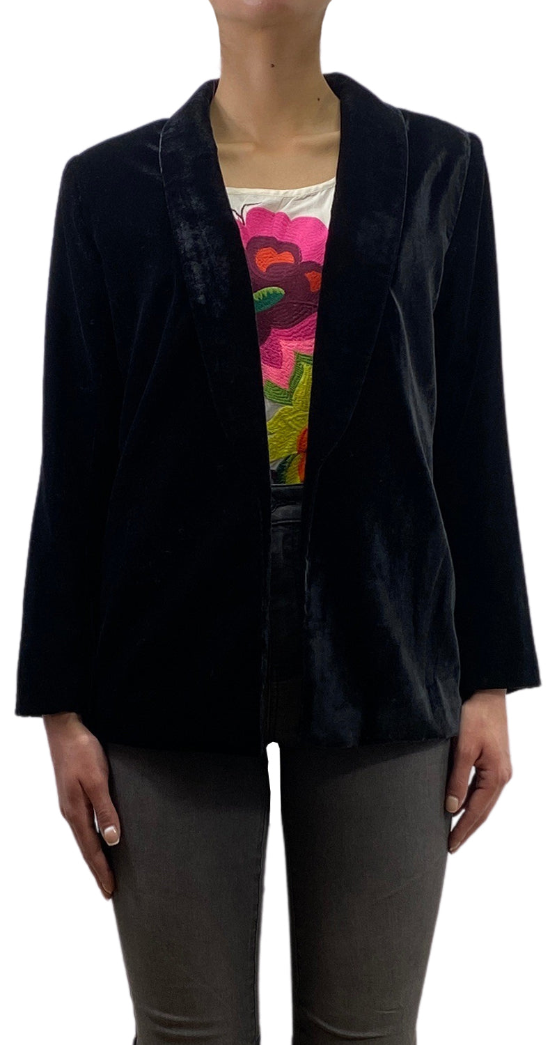 Blazer Negro Velvet - RAPSODIA – Market People
