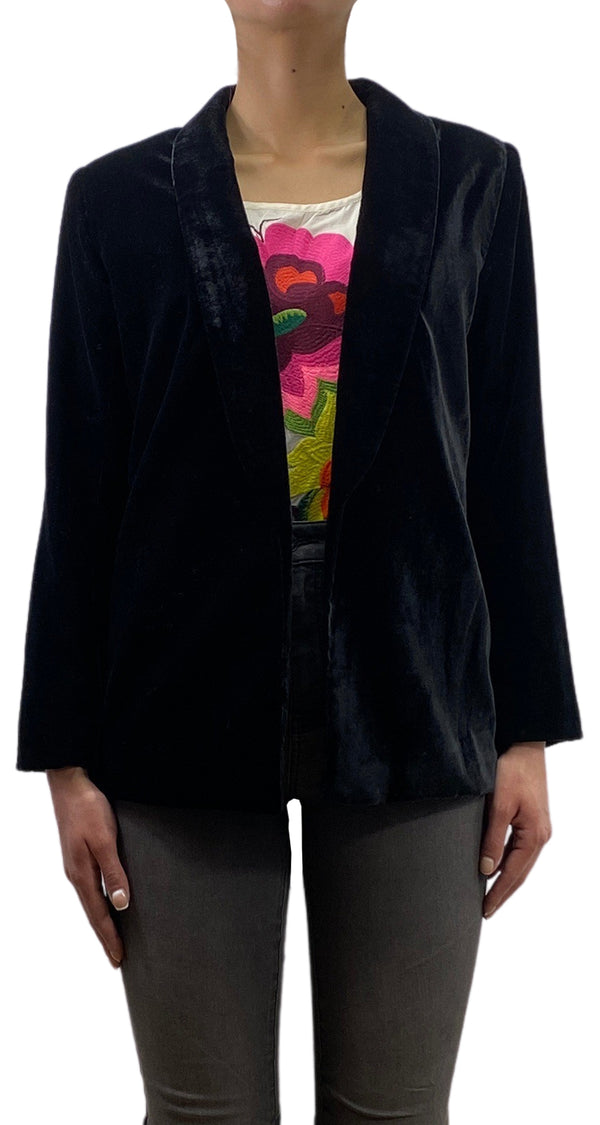 Blazer Negro Velvet