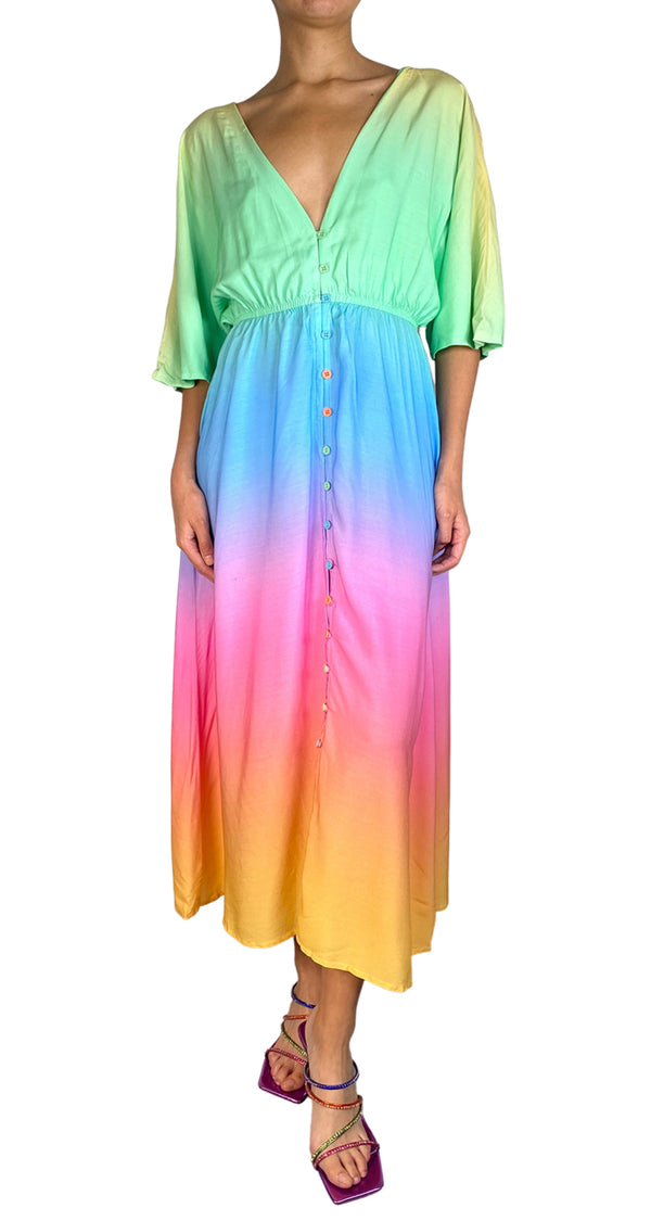 Vestido Degradé Multicolor