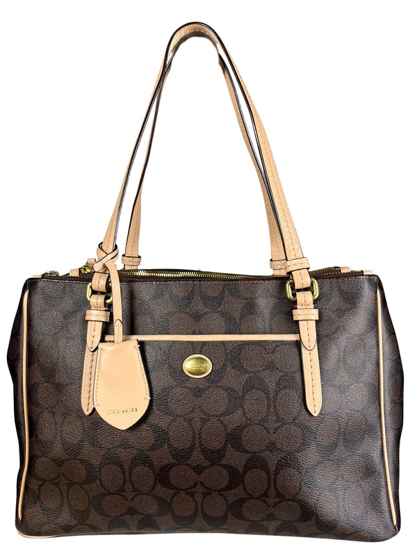 Cartera Monogram Cuero