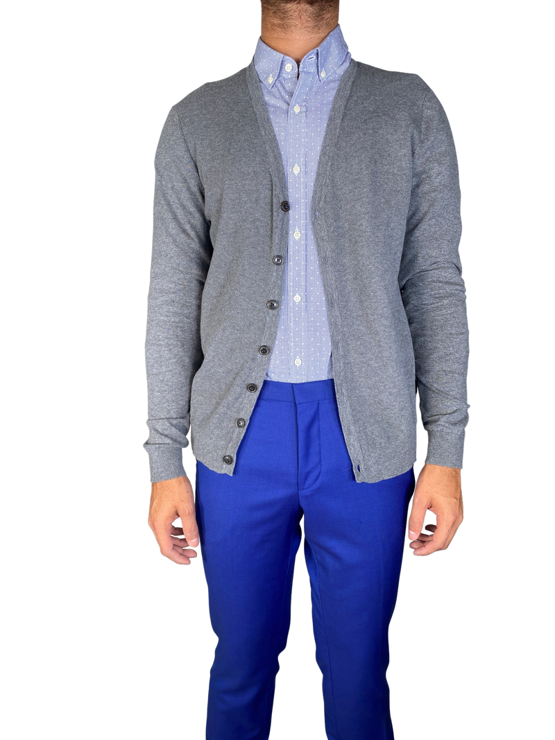 Sweater Gris Abierto