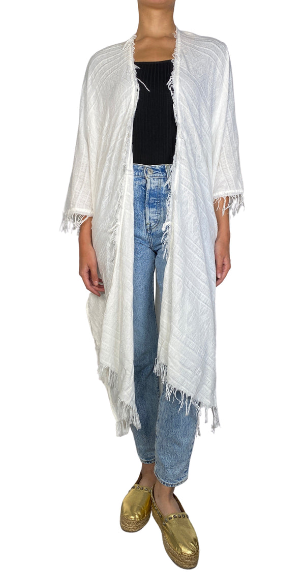 Kimono Largo Blanco