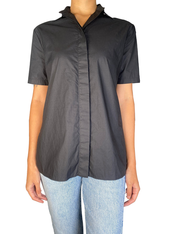 Blusa Negra Botones