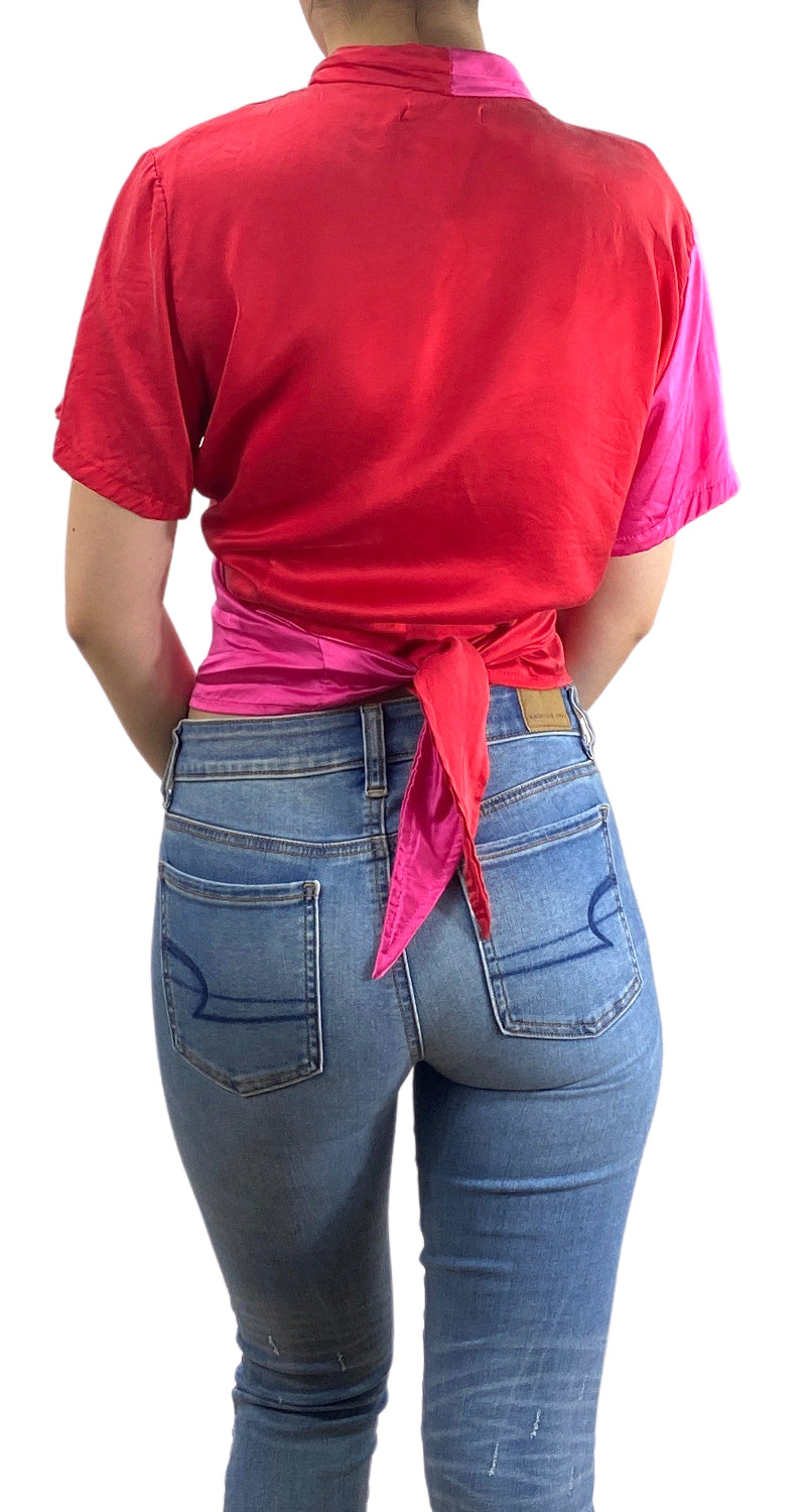Blusa Bicolor