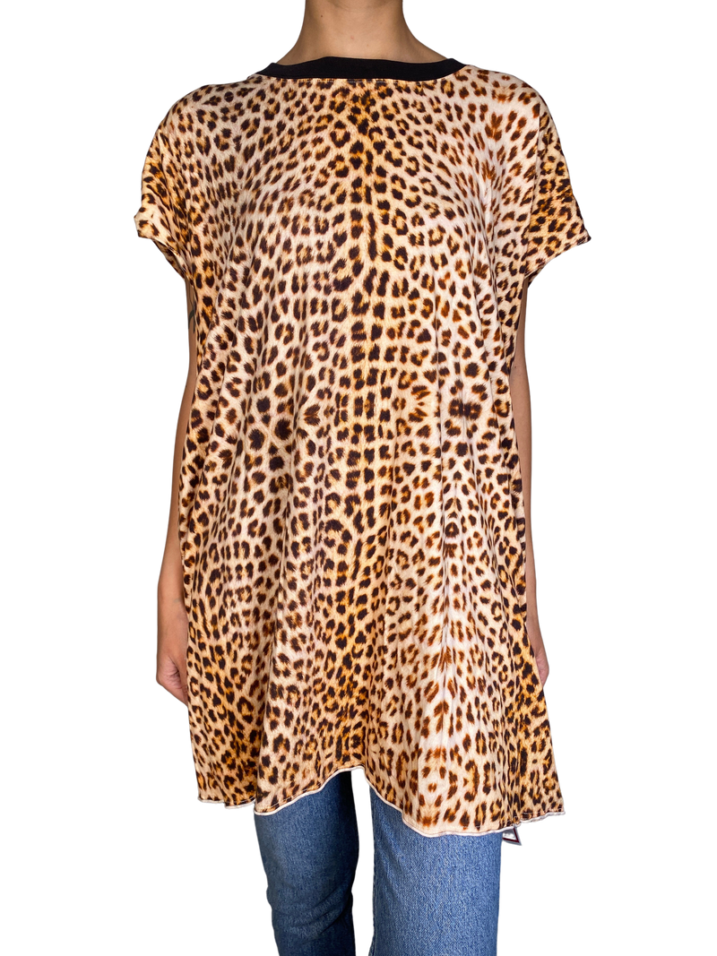 Polera Oversize Leopard