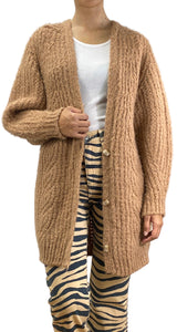 Cárdigan Tejido Café
