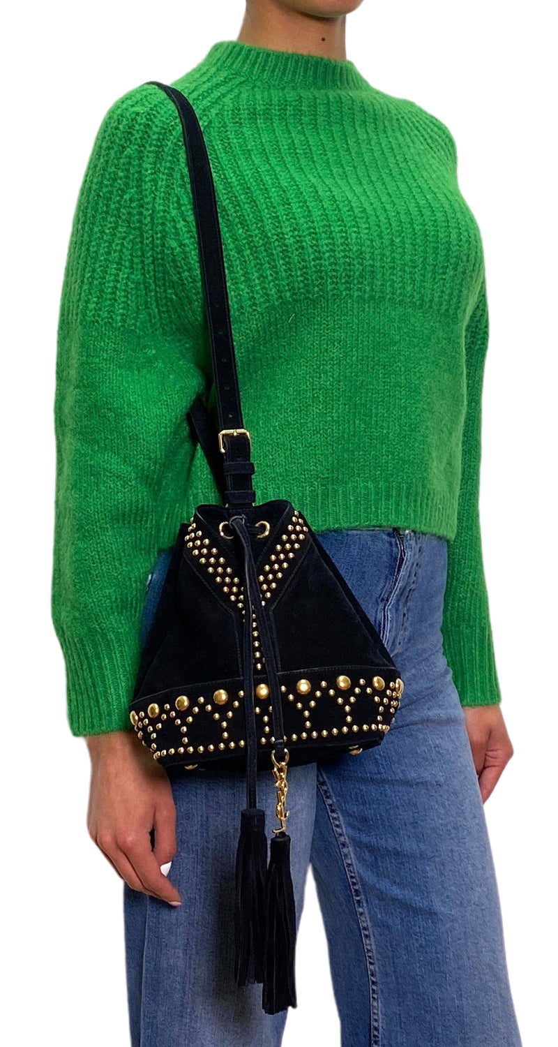Cartera Cuero Negro