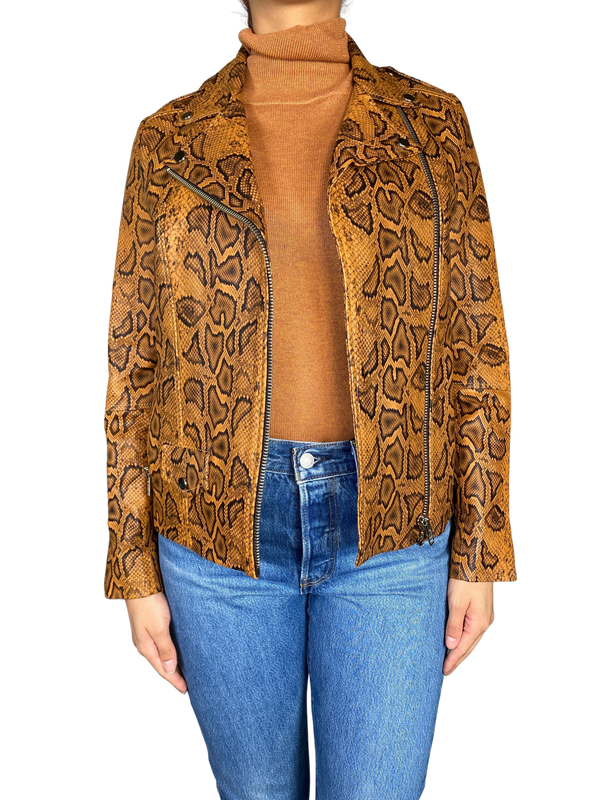 Chaqueta Cuero Snake