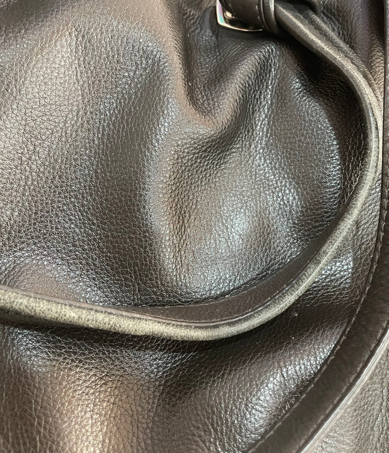 Cartera Cuero Negro