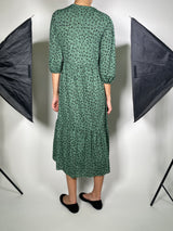 Vestido Verde Floreado