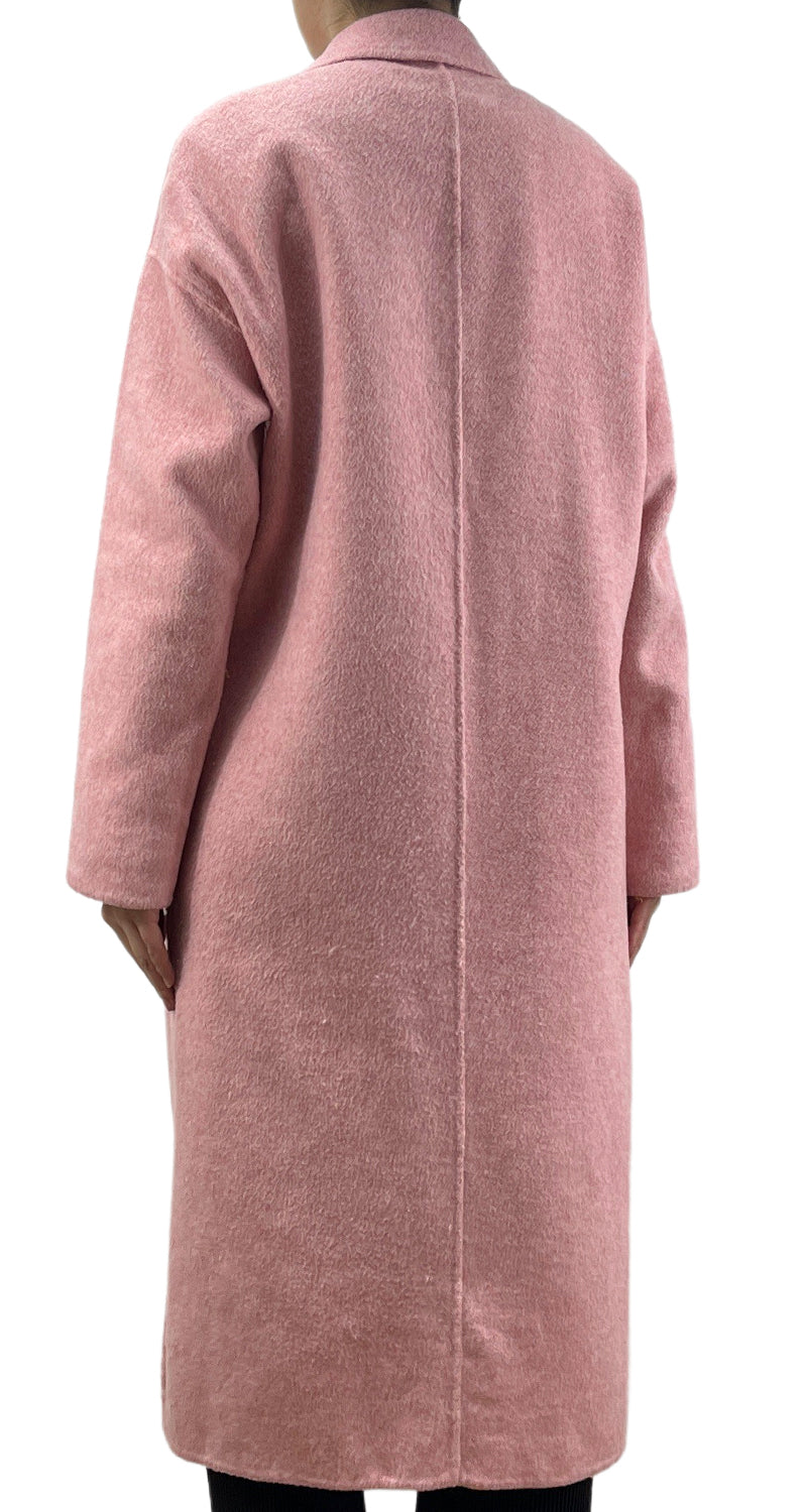 Abrigo Lana Rosado ZARA – Market People1