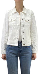 Denim jacket in white