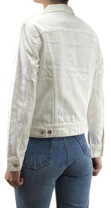 Denim jacket in white