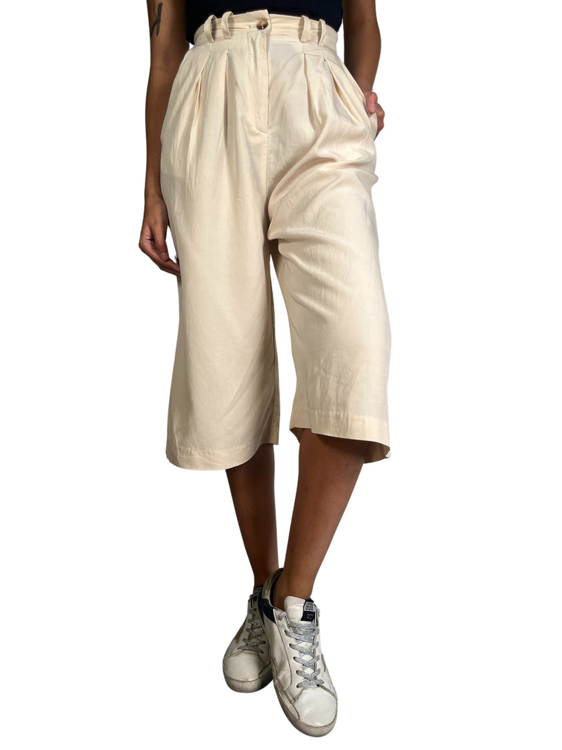 Pantalón Beige Culotte