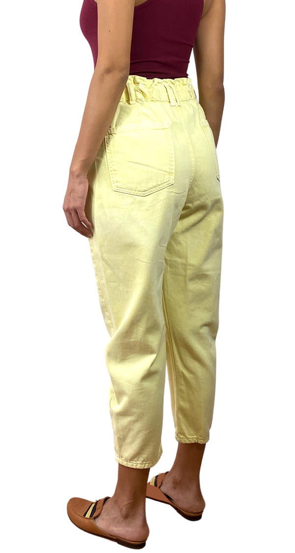 Pantalón Denim Amarillo