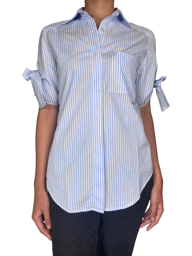 Blusa Rayas Azul Y Blanco Q INA Market People
