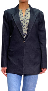 Blazer Denim Negro