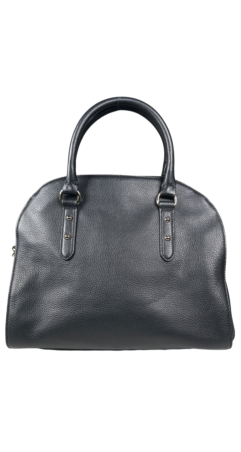 Cartera Negra Cuero