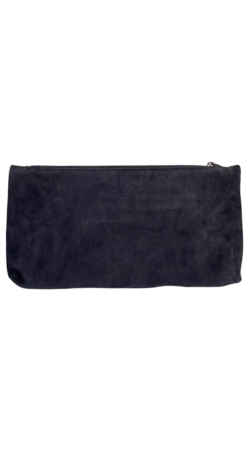 Clutch Cuero y Flores