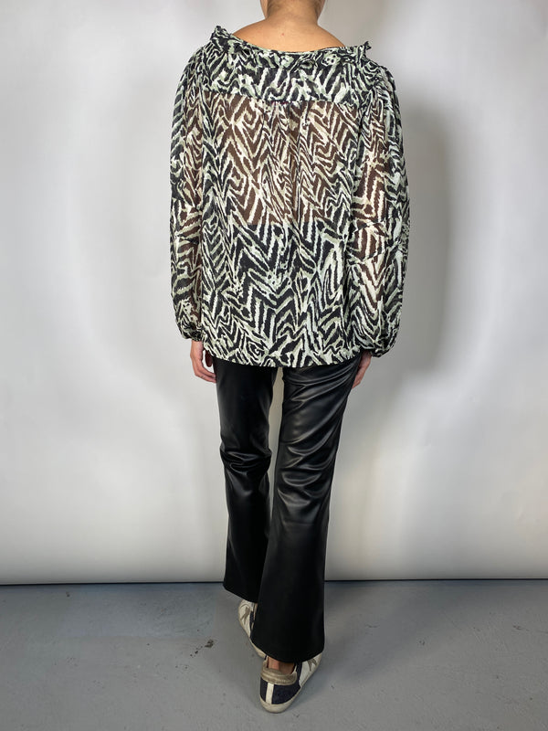 Blusa Estampada Vuelos