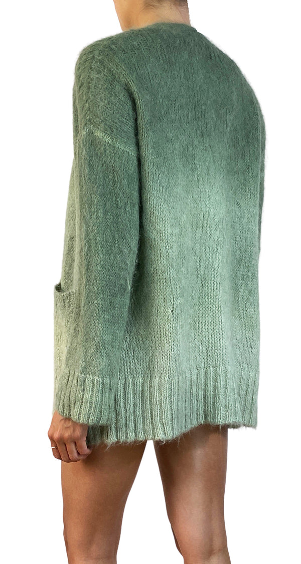 Sweater Verde Abierto