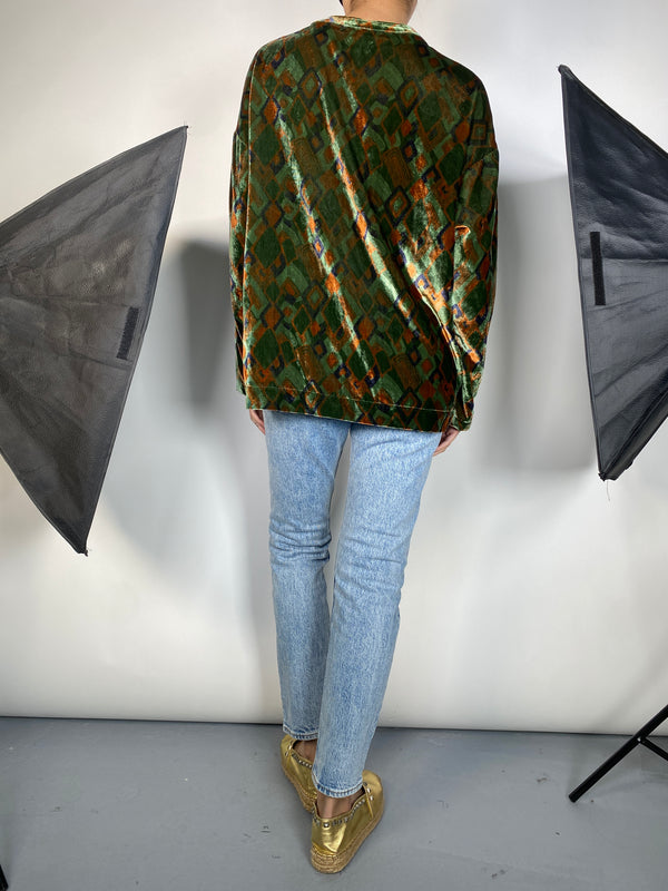 Blusa Velvet Estampada Diega by Magma