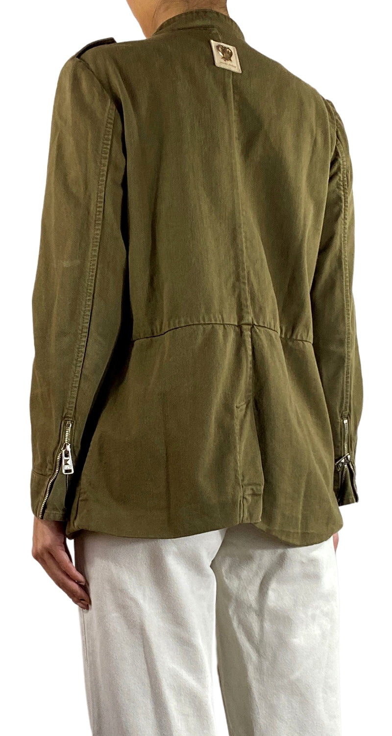 Chaqueta Denim Verde