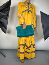 Bolso Mimbre Verde
