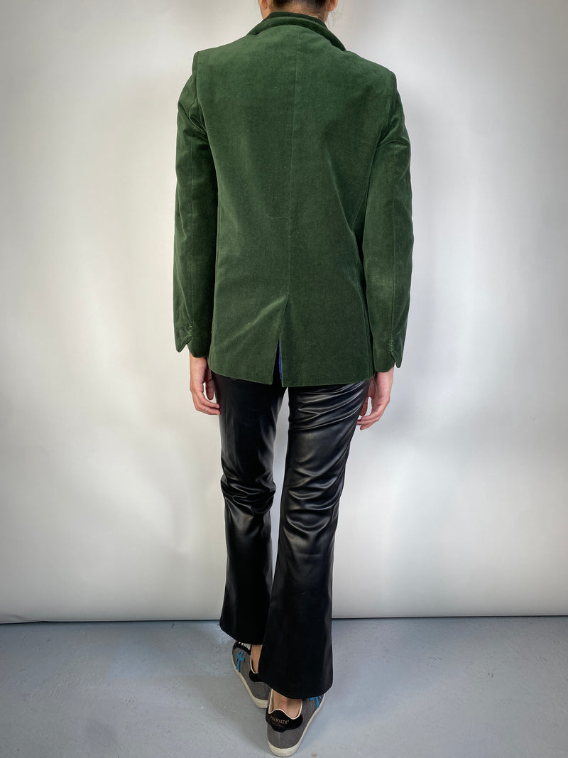 Blazer Velvet Verde
