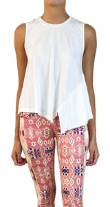 Polera Blanca Sin Mangas