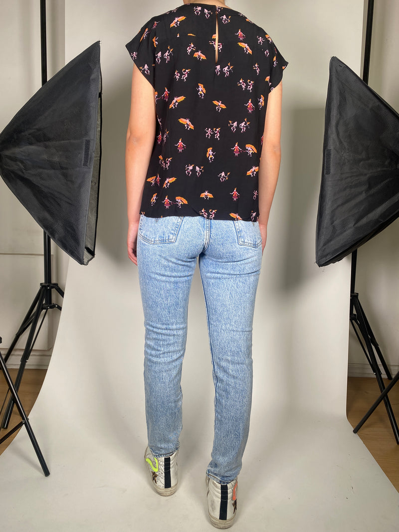 Blusa Estampado Indios