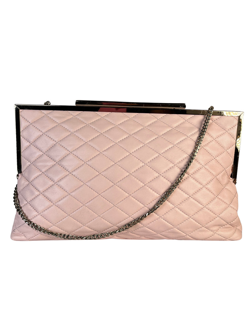 Cartera Cuero Rosa