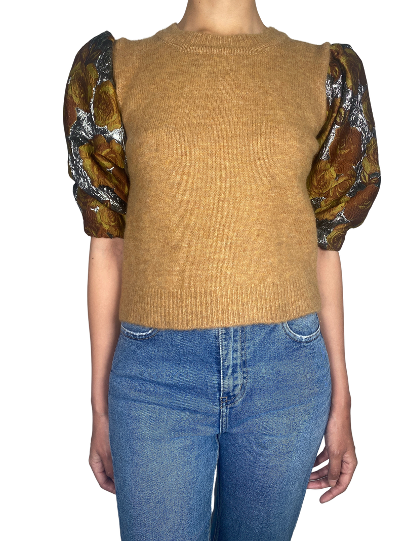 Sweater Manga Flores