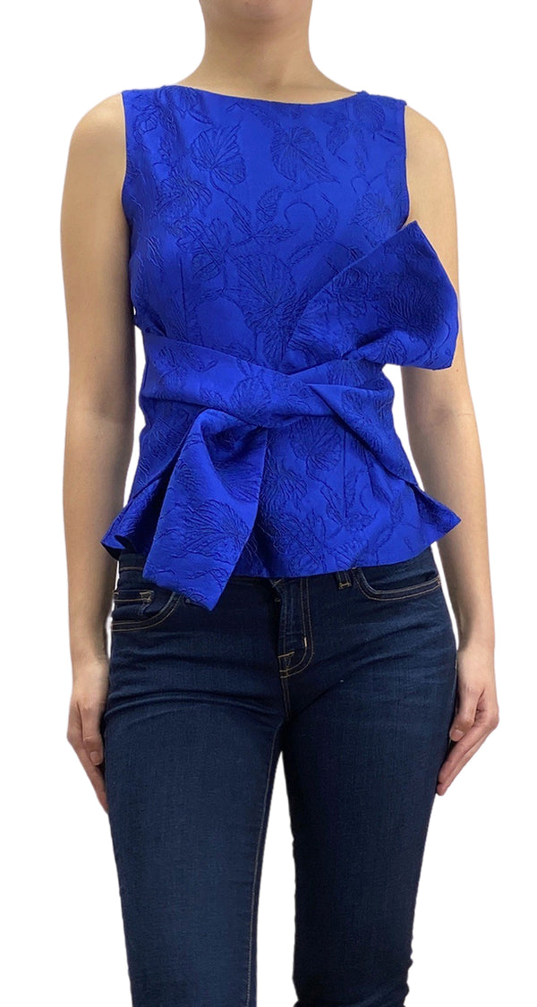 Blusa Jacquard Azul