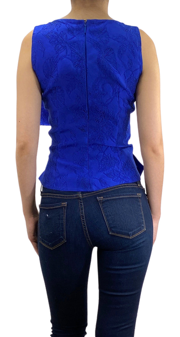 Blusa Jacquard Azul