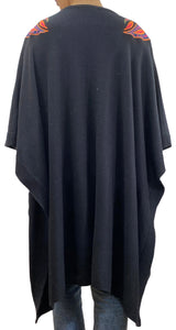 Poncho Bordado Multicolor