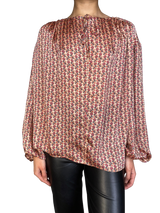 Blusa Flores Oversize