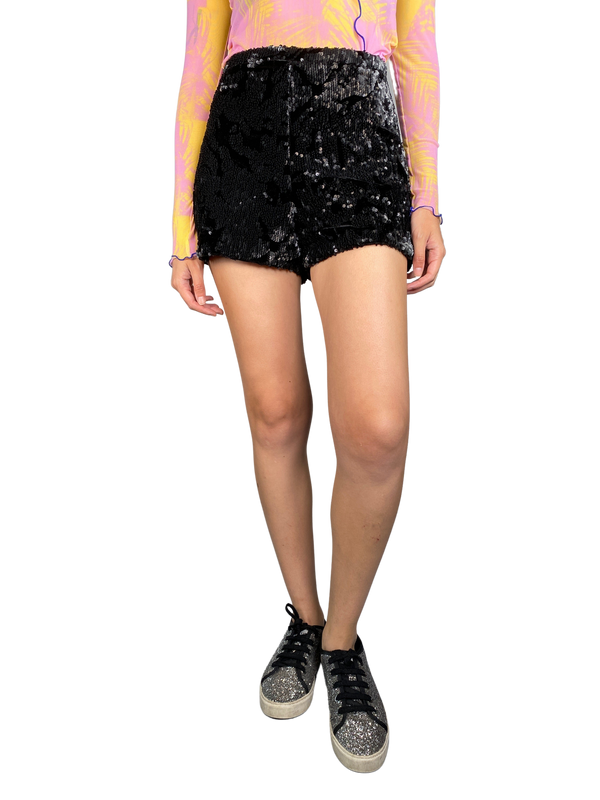 Short Lentejuelas Negro