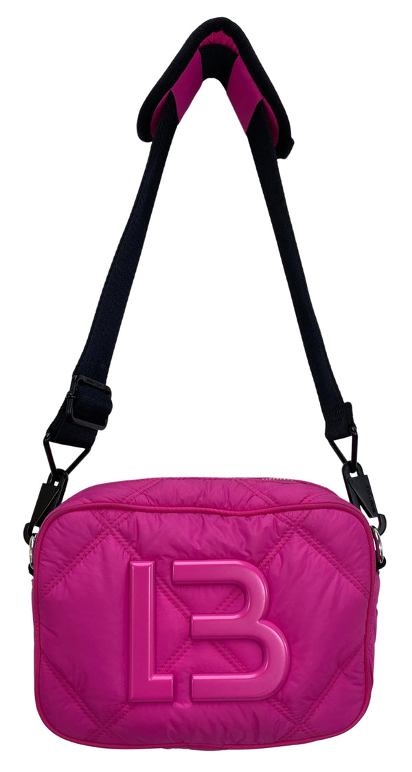 Bolso S Nylon Acolchado Fucsia
