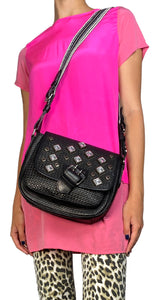 Bandolera Cuero Piedreria