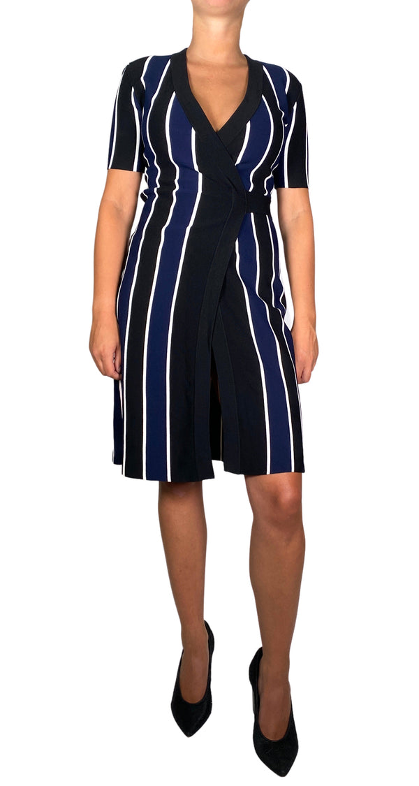 Vestido Wrap Tejido