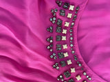 Blusa Fucsia Aplicaciones