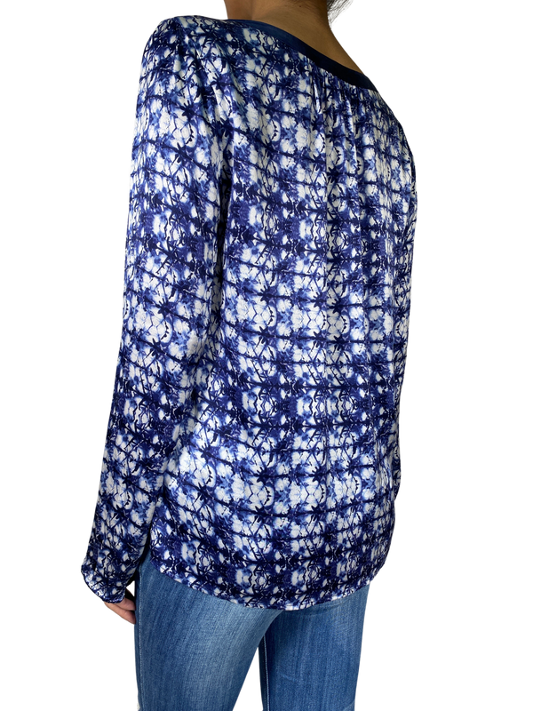 Blusa Estampada Seda