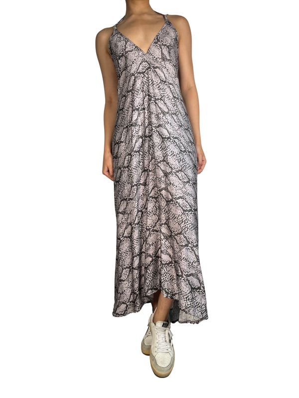 Vestido Viscosa Snake