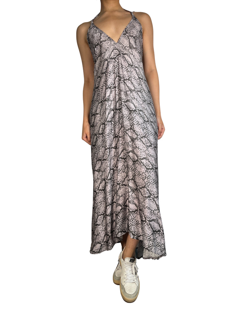 Vestido Viscosa Snake
