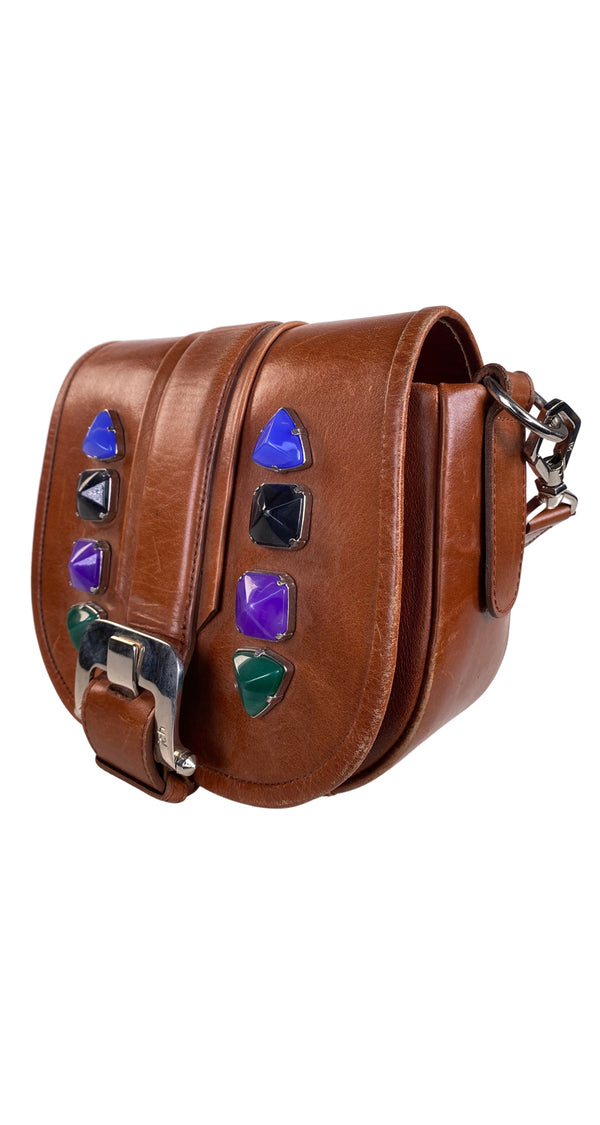 Bandolera Cuero Café