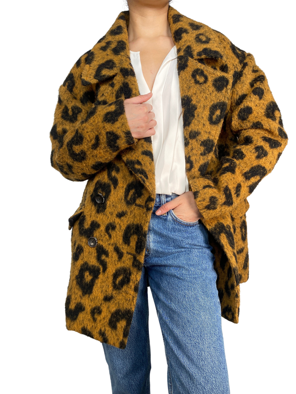 Abrigo Leopard Oversize