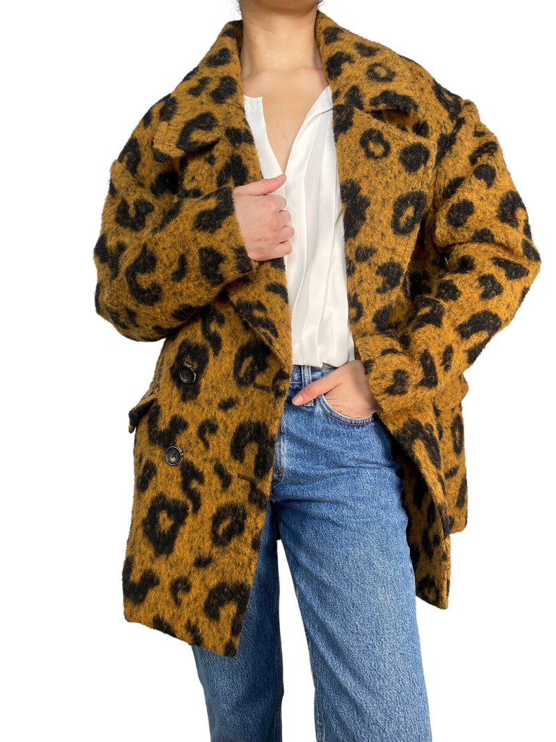 Abrigo Leopard Oversize