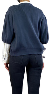 Sweater Azul Botones