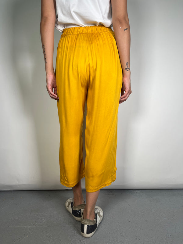 Pantalón Culotte Mostaza